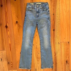 LEVI’S Premium 725 High Rise Bootcut Women’s Jeans Light Wash Size 25x30